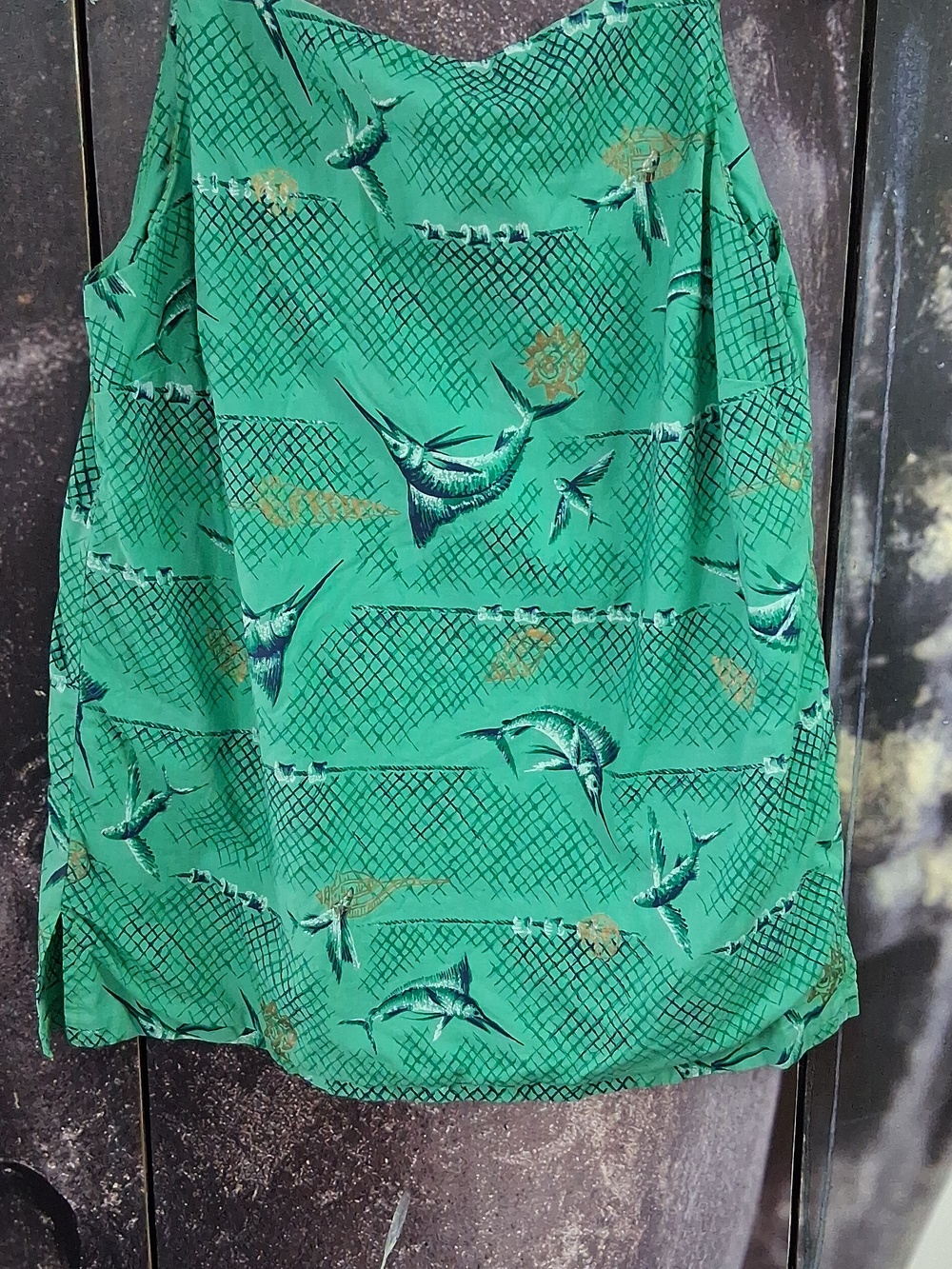 Vintage 60's Chas. L. Lewis Inc. Hollywood , Cailfornia Summer Top.